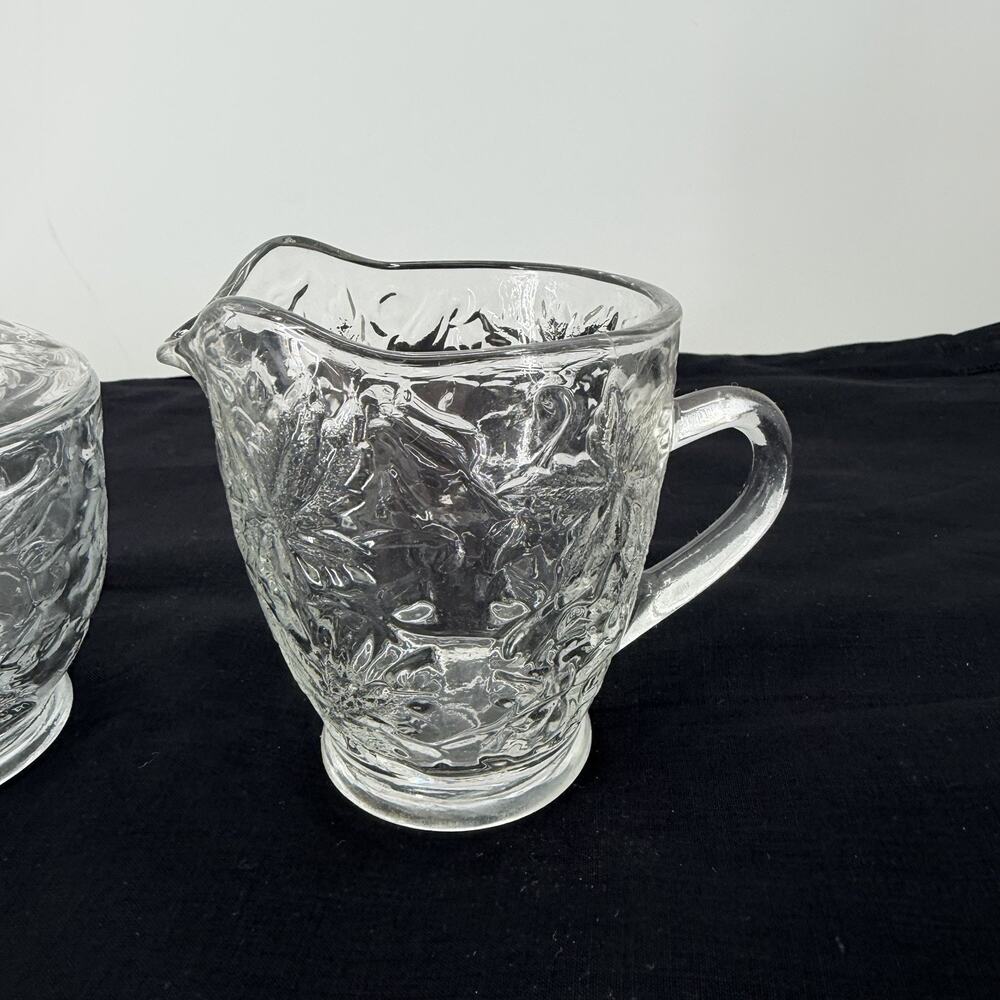 Vintage Princess House Fantasia Pattern Creamer and Sugar Bowl Set #532 - Picture 3 of 7